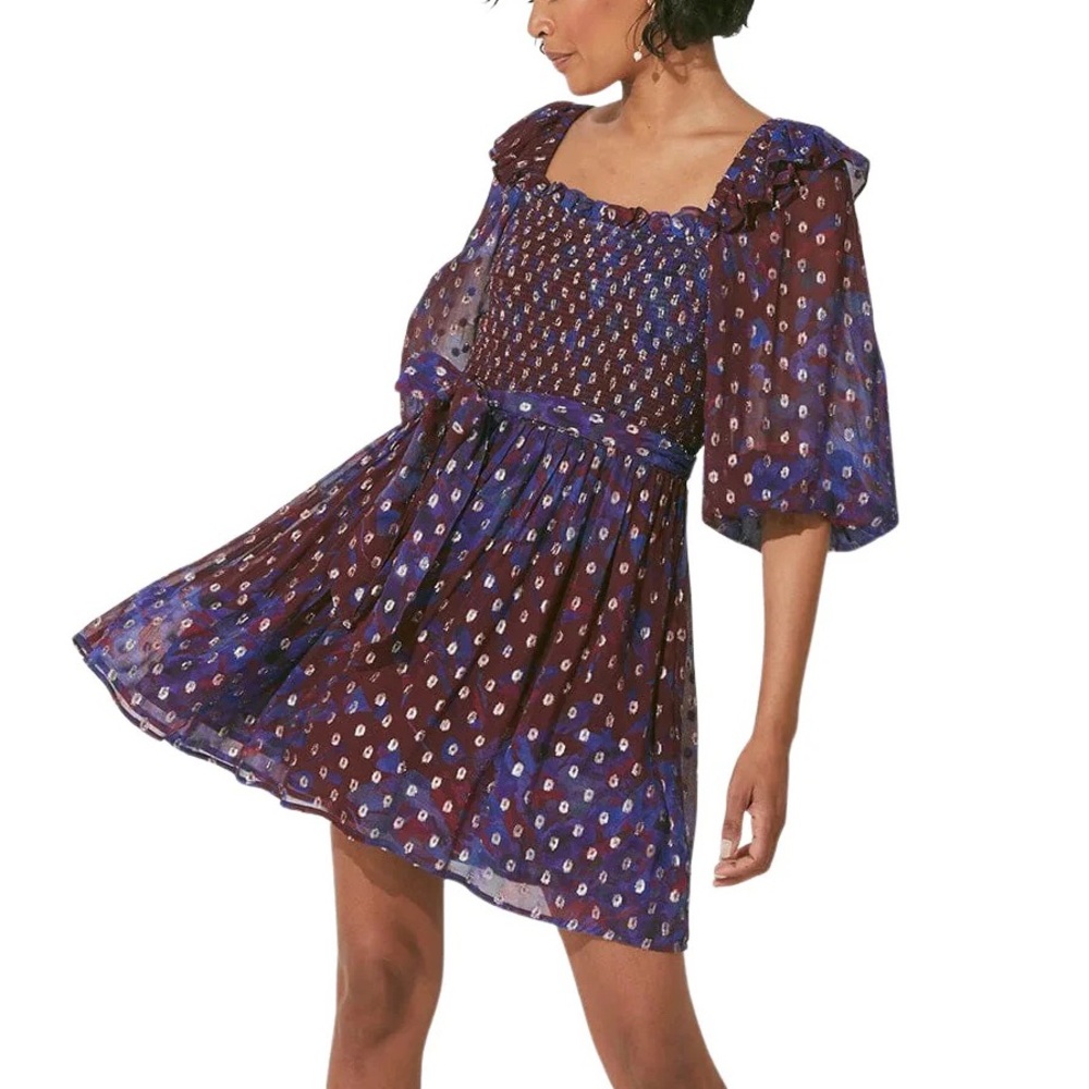 NWT Cleobella Elizabeth Mini Dress in Confetti